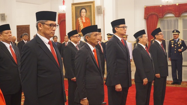 Presiden Jokowi lantik 17 Dubes RI baru. (Foto: Yudhistira Amran Saleh/kumparan)