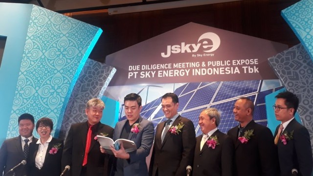 PT Sky Energy Tbk lakukan penawaran saham perdana (Foto: Siti Maghfirah/kumparan)