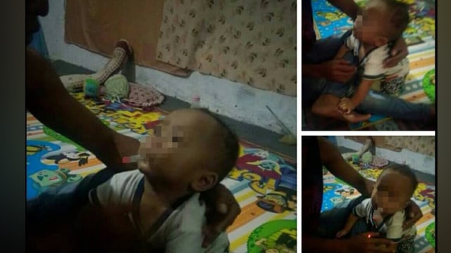 Bayi diberi rokok (Foto: Instagram/@undercover.id)