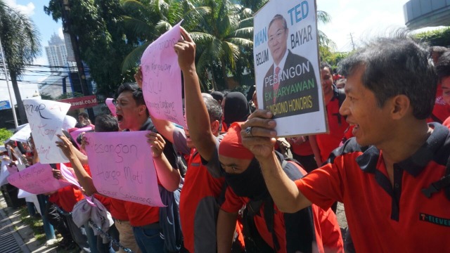 Mantan Karyawan Sevel Tuntut Pesangon (Foto: Jamal Ramadhan/kumparan)