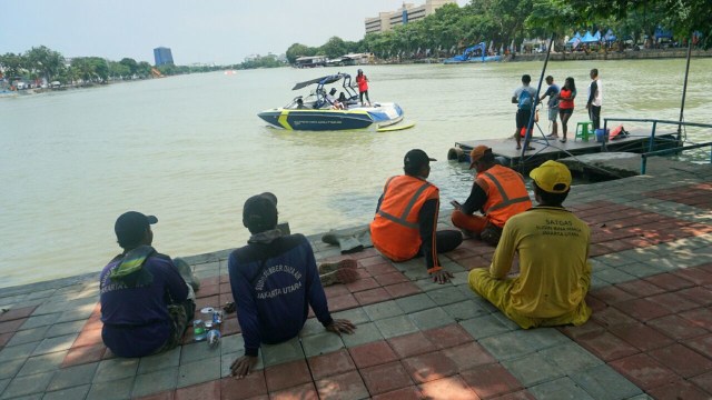 Kejuaraan Waterski dan Waterboard di Danau Sunter (Foto: Iqbal Firdaus/kumparan)