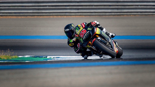 Hafizh Syahrin di tes MotoGP. (Foto: Twitter: Yamaha Tech3)