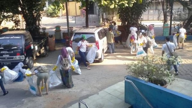 Komunitas bersih nyok (Foto:  Twitter @bersihnyok)