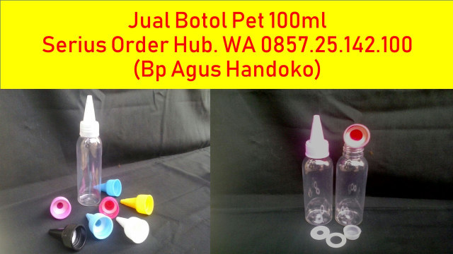 WA 0857.25.142.100, Botol Plastik Semarang, Botol Tinta Lancip, Botol Tinta 100ml Surabaya