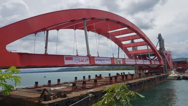 Jembatan Holtekamp Jayapura. (Foto: Dok. PTPP)