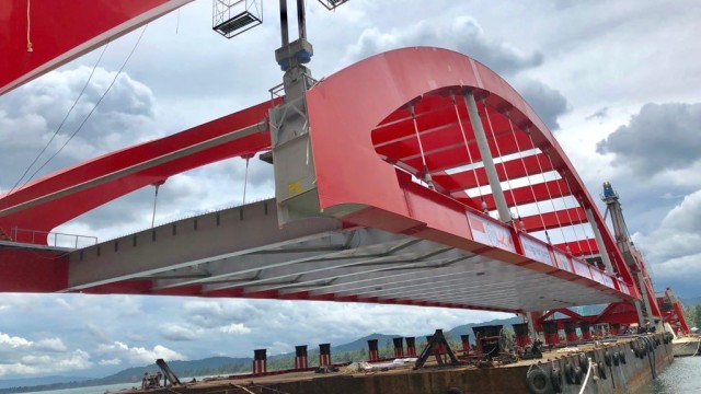 Jembatan Holtekamp Jayapura. (Foto: Dok. PTPP)