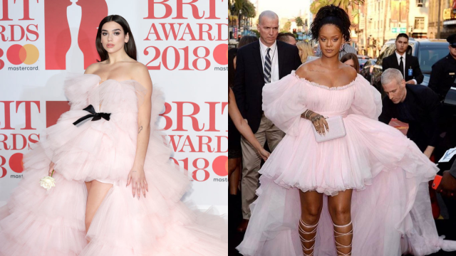 Dua Lipa & Rihanna kenakan Giambattista Valli (Foto: Dua Lipa & Rihanna - Instagram)