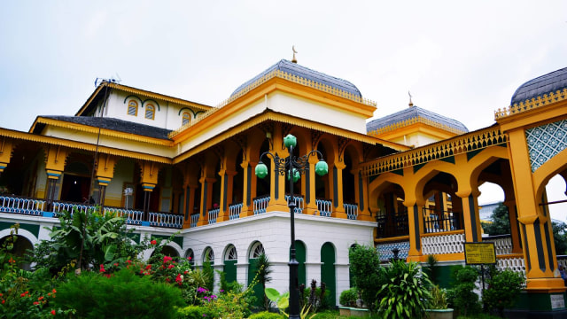 Keindahan Istana Maimun. (Foto: Flickr/rafly hrp)