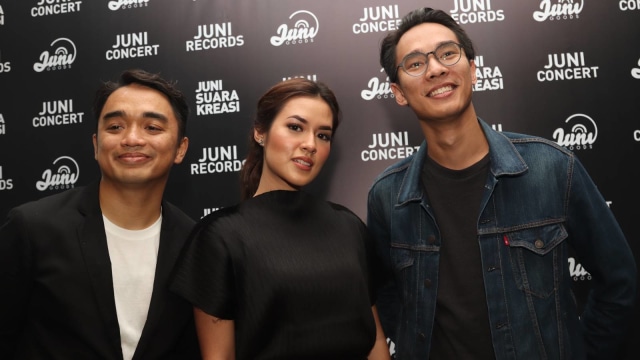 Dipha Barus, Raisa, Marco Steffiano. (Foto: Munady Widjaja)