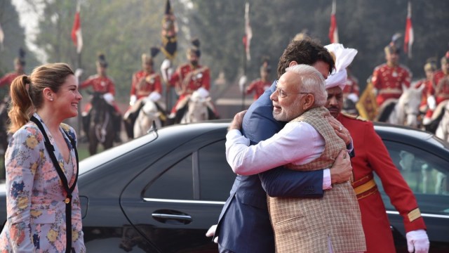 Perdana Menteri Kanada dan Perdana Menteri India (Foto: Twitter @VikasSwarup)