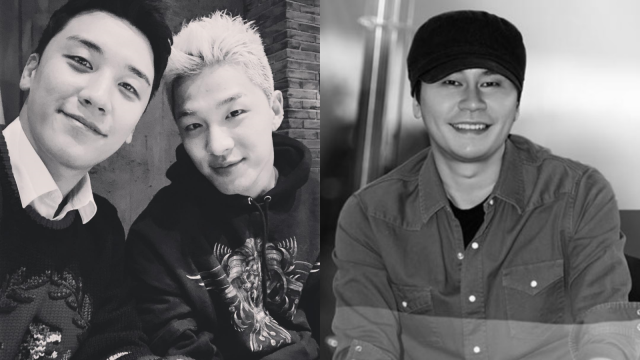 Taeyang, Seung-ri dan Yang Hyung-suk. (Foto: Instagram/@ __youngbae__)