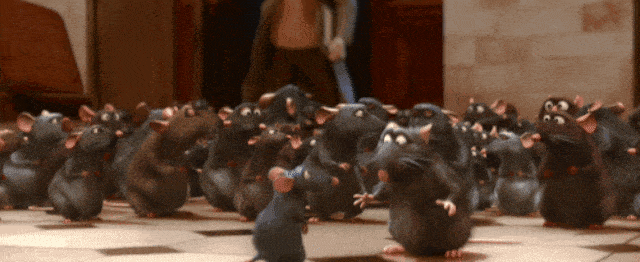 Ilustrasi tikus. (Foto: Disney Pixar/Giphy)