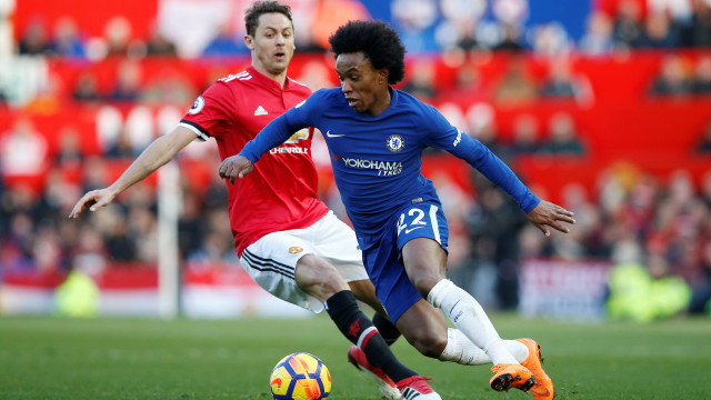 Duel Manchester United vs Chelsea. (Foto: REUTERS/Andrew Yates)