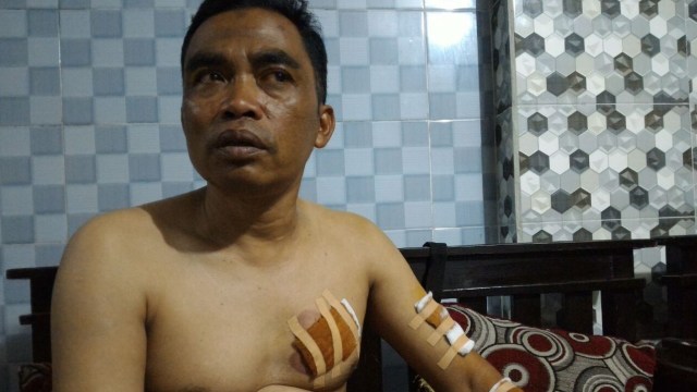 Ketua LPMD korban penganiayaan di Bandung (Foto: dok. Polda Jabar)