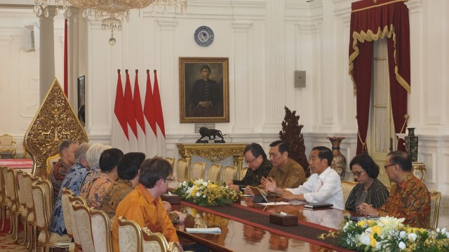 Jokowi dan Christine Lagarde (Foto: Yudhistira Amran Saleh/kumparan)