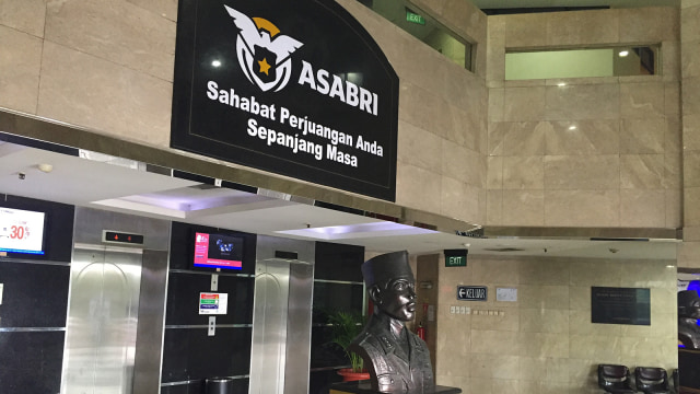 Gedung PT ASABRI Foto: Selfy Sandra Momongan/kumparan