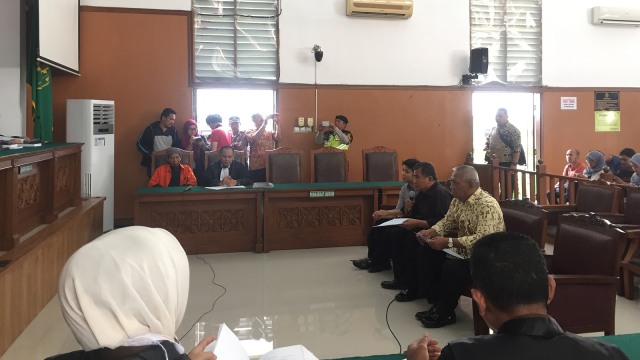 Sidang terdakwa bom Thamrin (Foto: Raga Imam/kumparan)