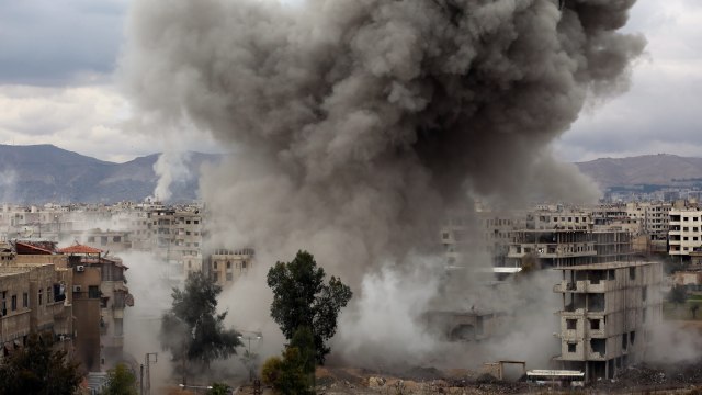 Tragedi Ghouta (Foto: AFP/AMER ALMOHIBANY)
