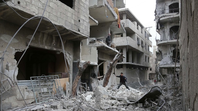 Tragedi Ghouta (Foto: AFP/ABDULMONAM EASSA )