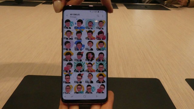 AR Emoji Samsung Galaxy S9 (Foto: Rachmadin Ismail/kumparan)