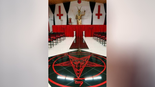 Ilustrasi gereja setan (Foto: Facebook/The Satanic Temple- San Jose Chapter)