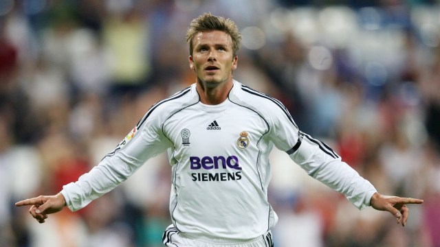 Beckham berhasil di Real Madrid. (Foto: AFP/Philippe Desmazes)