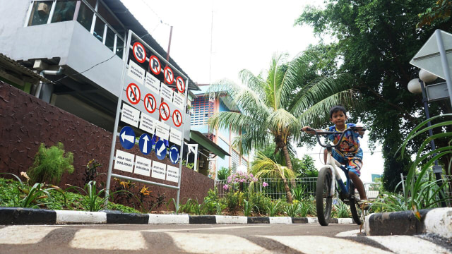 Taman Lalu Lintas, RPTRA Kelurahan Kebon Pala (Foto: Jamal Ramadhan/kumparan)