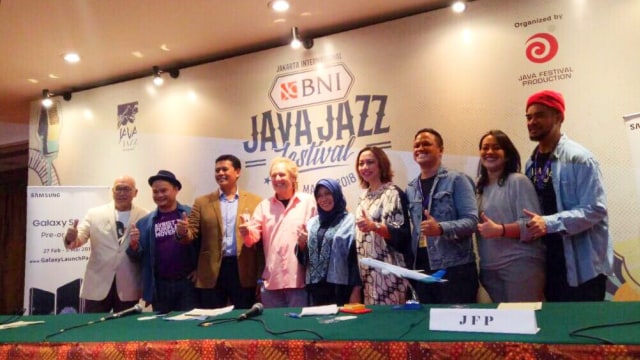 Konferensi pers java jazz 2018 (Foto: Garin Gustavian/kumparan)