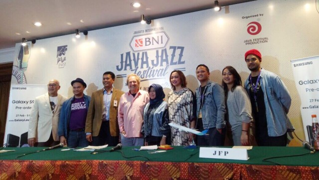 Konfrensi pers Java Jazz 2018 (Foto: Garin Gexeira/kumparan)