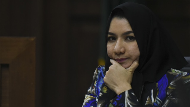 Rita Widyasari Jalani Sidang di Tipikor (Foto: ANTARA FOTO/Hafidz Mubarak A)