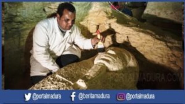 FOTO-Mesir Rilis Temuan 8 Kuburan Firaun Usia 3000 Tahun