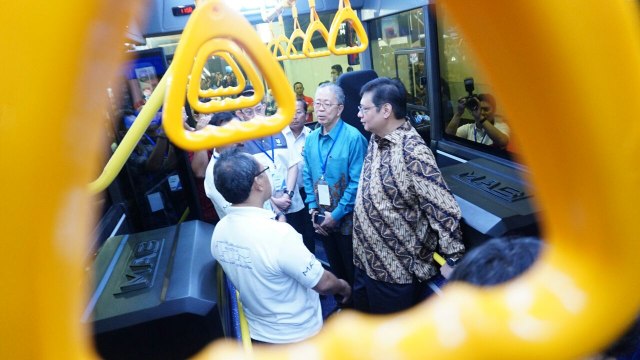 Pembukaan pameran GIICOMVEC 2018  (Foto: Jamal Ramadhan/kumparan)