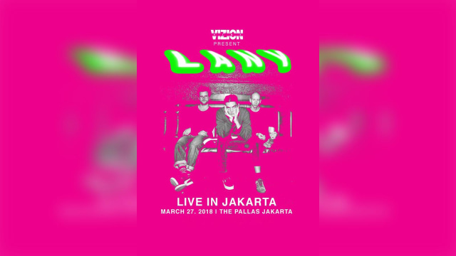 Ofisial poster Lany Live in Jakarta 2018 (Foto: Twitter/ ThisisLANY)
