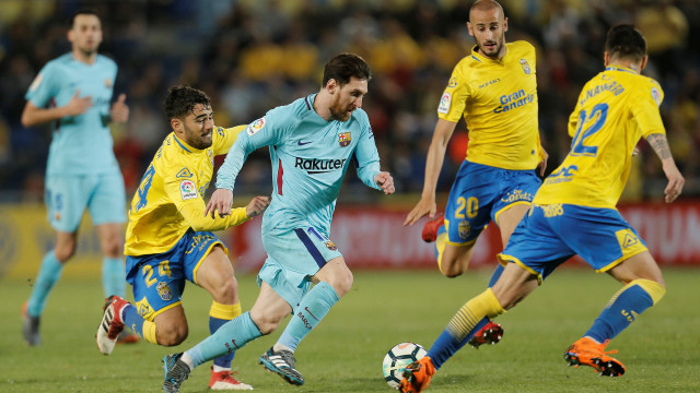 Barcelona gagal mengalahkan Las Palmas. (Foto:  REUTERS/Santiago Ferrero)