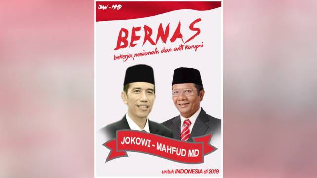 Mulai muncul Mahfud sebagai Cawapres Jokowi (Foto: Istimewa)