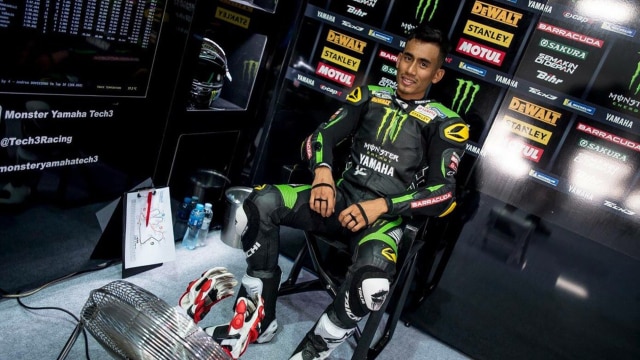 Pebalap MotoGP asal Malaysia, Hafizh Syahrin. (Foto: Twitter: Monster Yamaha Tech3)