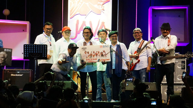 Elek Yo Band di Java Jazz Festival 2018. (Foto: Garin Gustavian/kumparan)