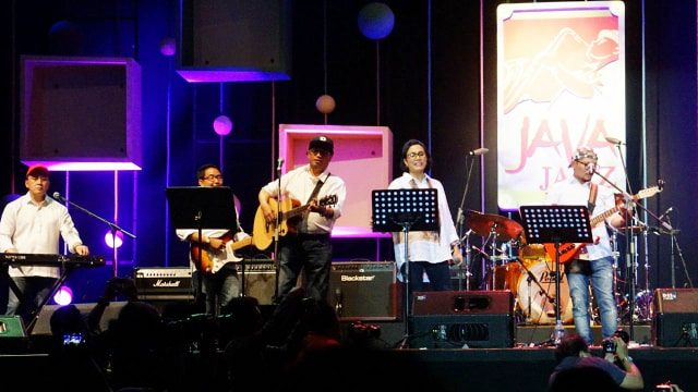 Elek Yo Band di Java Jazz Festival 2018. (Foto: Garin Gustavian/kumparan)