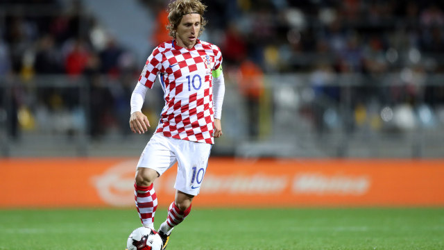 Kapten Timnas Kroasia, Luka Modric. (Foto: STRINGER / AFP)