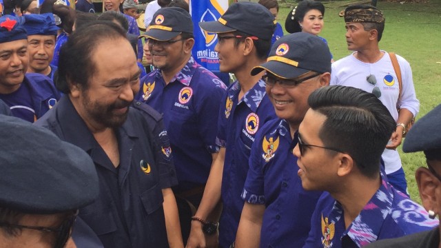 Surya Paloh Pimpin Konsolidasi NasDem di Bali (Foto: Rafyq Pandjaitan/kumparan)