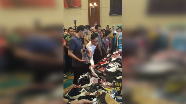 Jokowi di Sneakers day, JCC (Foto: Istimewa)