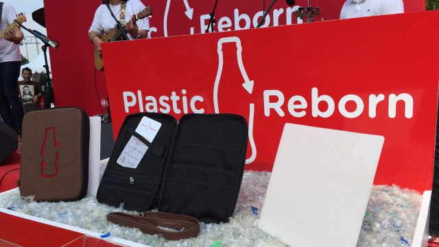 Coca Cola Plastic Reborn di CFD Fx Sudirman (Foto: Ricky Febrian/kumparan)