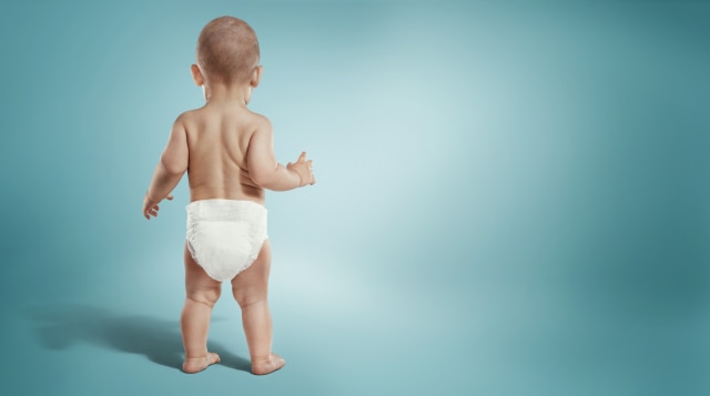 Ilustrasi anak menggunakan pampers (Foto: Thinkstock)