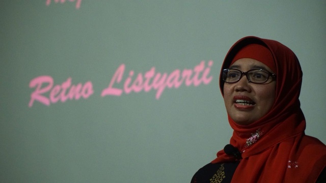 Retno Listyarti di Women Talk LBH Jakarta (Foto: Fanny Kusumawardhani/kumparan)
