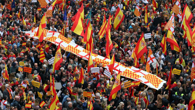 Gerakan Tabarnia Tuntut Kemerdekaan Catalunya (Foto: REUTERS/Albert Gea)