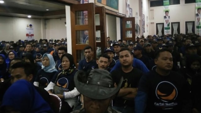 Surya Paloh Konsolidasi di Subang. (Foto: Rafyq Alkandy Ahmad Panjaitan/kumparan)