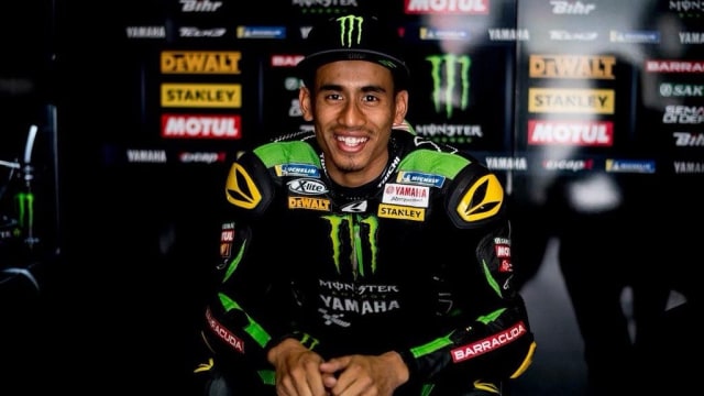 Hafizh, pebalap MotoGP di Yamaha Tech3. (Foto: Twitter: Monster Yamaha Tech3)