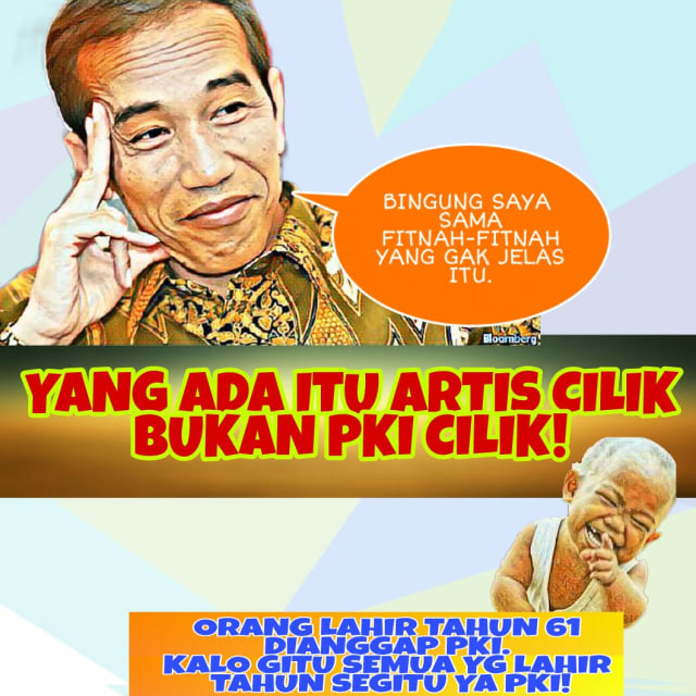 Presiden Jokowi anggota PKI? Sebuah Isu yang Tak Masuk Akal