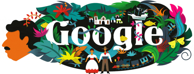 Google Doodle Gabriel Garcia Merquez (Foto: Google)