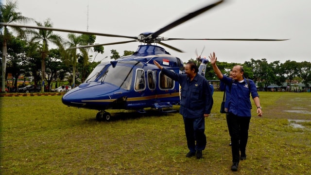 Helikopter Surya Paloh. (Foto: Dok. NasDem)